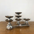 Set of 6 stainless steel ice cream cups