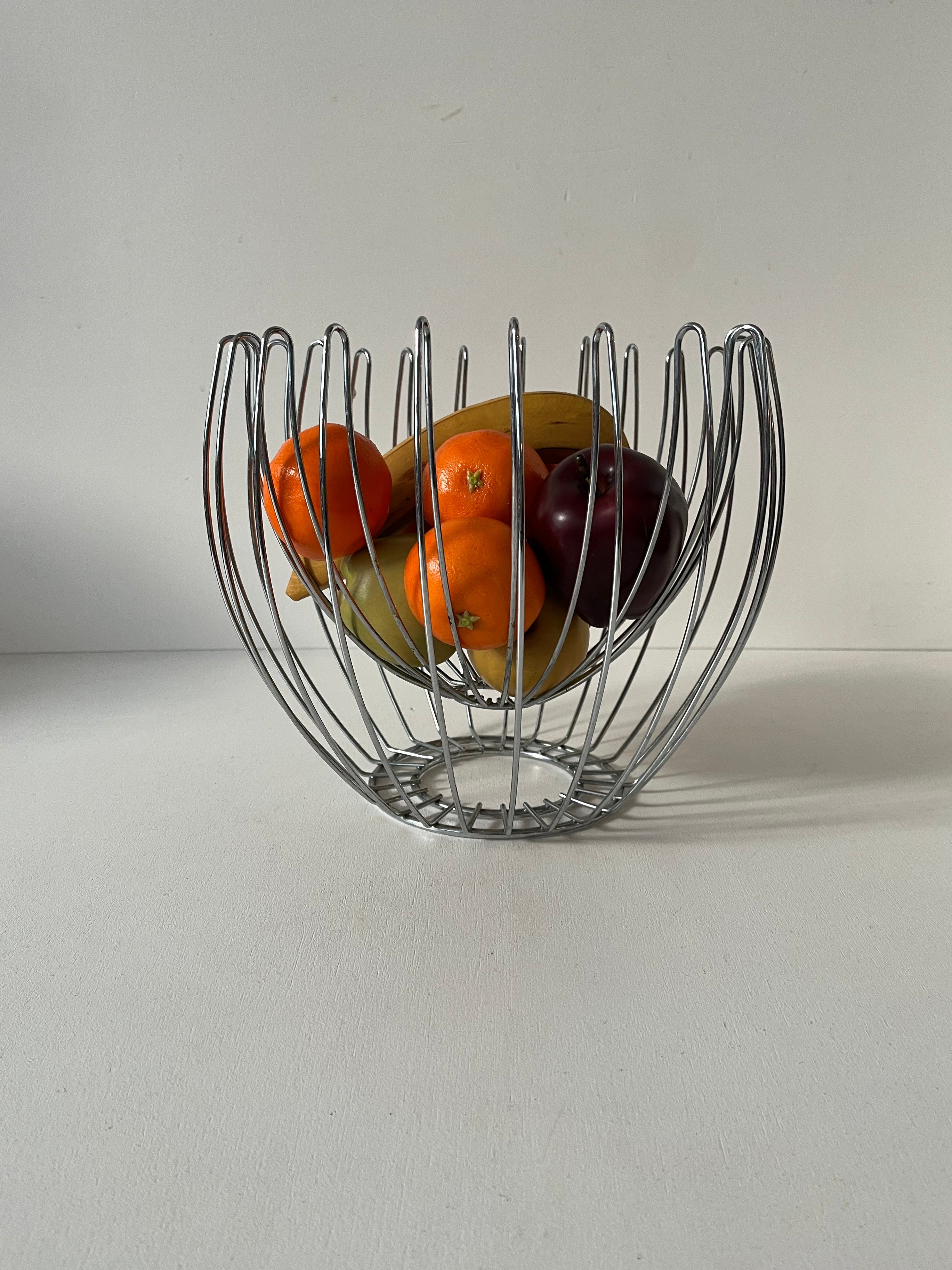 Corbeille à fruits en inox