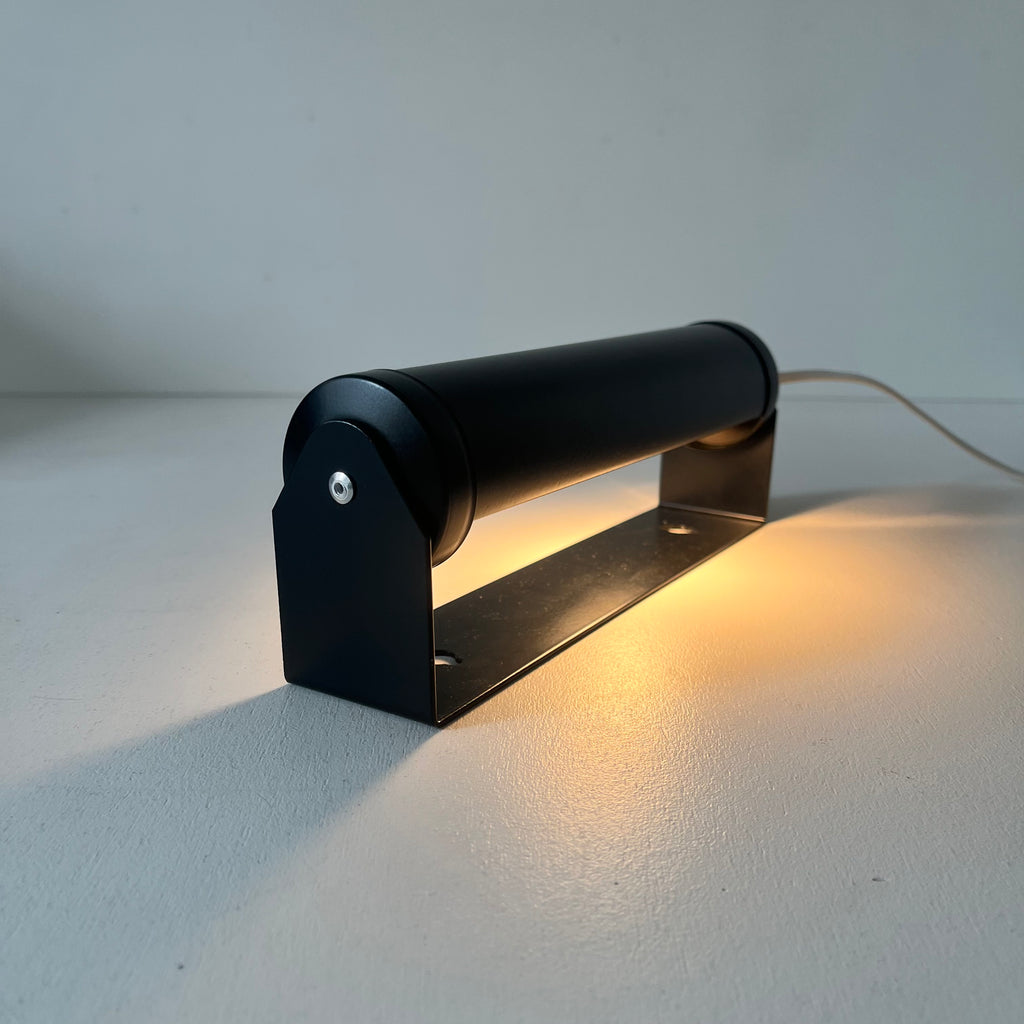 Lampe applique murale pivotante en métal noir