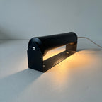 Lampe applique murale pivotante en métal noir