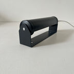 Lampe applique murale pivotante en métal noir