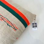 Moroccan wool cushion