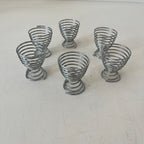 Set de 6 coquetiers à ressort