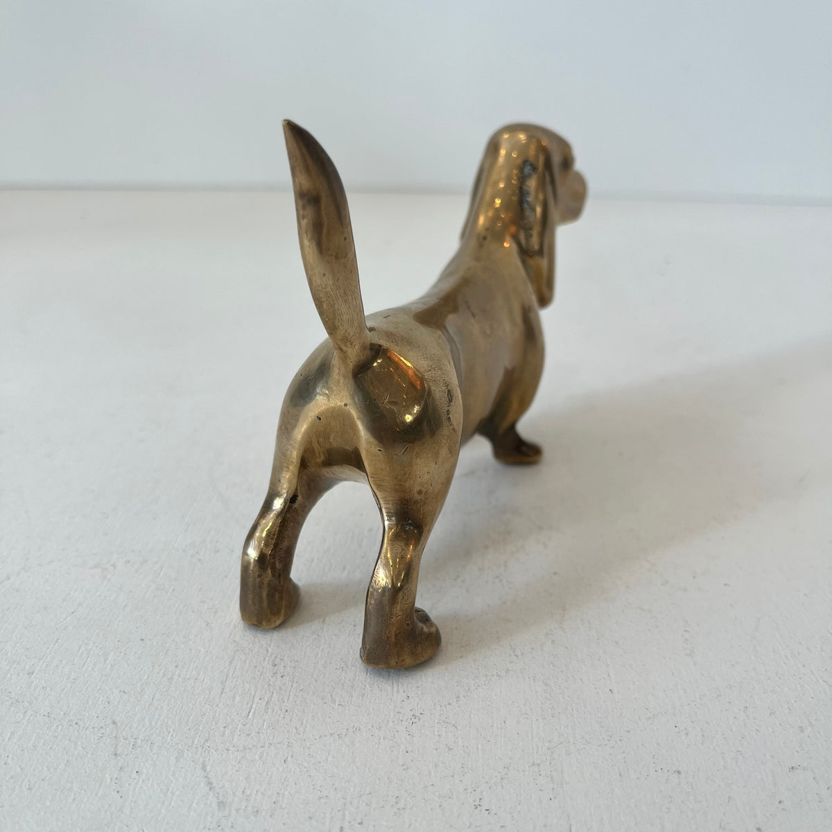 Chien en laiton