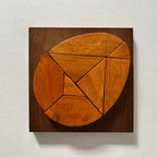 Casse tête Tangram œuf en bois