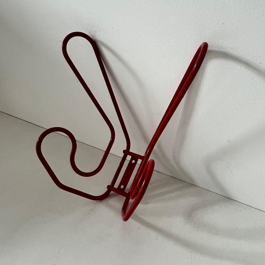 Patère/ porte-manteaux Fran IKEA en métal rouge