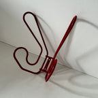 Patère/ porte-manteaux Fran IKEA en métal rouge