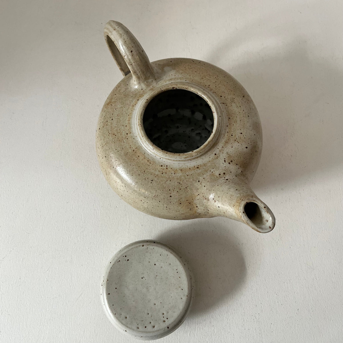 Théière en grès années 70