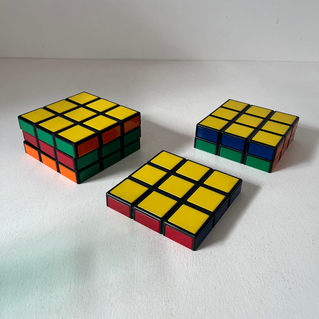 Set de 6 sous verres Rubik's cube