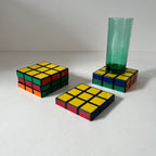 Set de 6 sous verres Rubik's cube