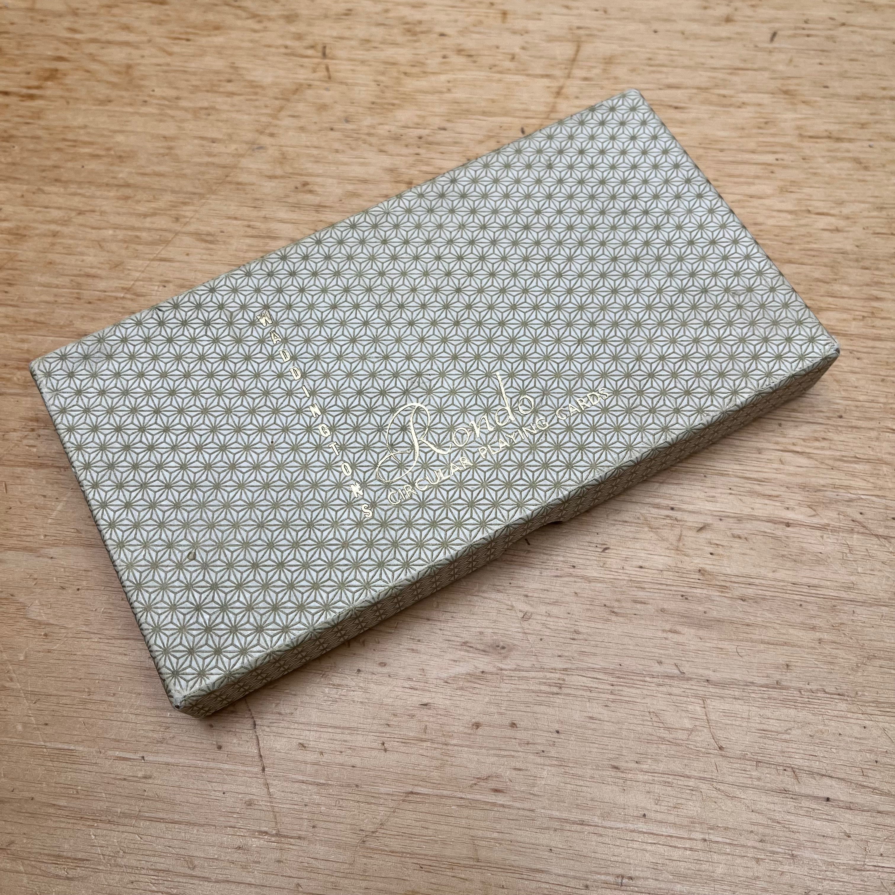 Coffret de 2 jeux de 52 cartes rondes