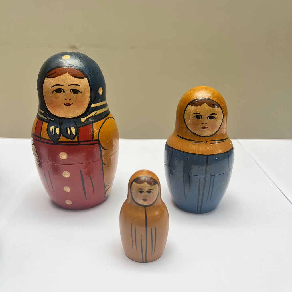 Série de 5 poupées russes gigognes